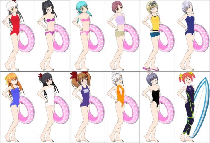 ComiPo! Swim Wear Screenshot 1