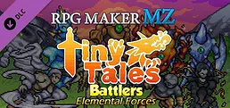 RPG Maker MZ - MT Tiny Tales Battlers - Elemental Forces