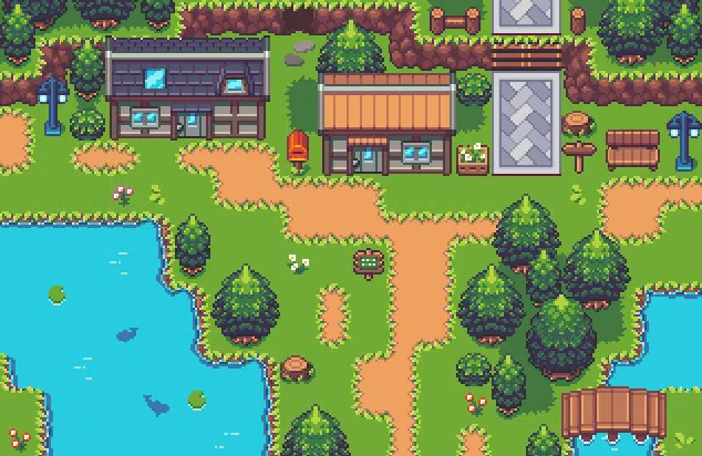 RPG Maker VX Ace - Super Retro World - Exterior Pack Screenshot 0