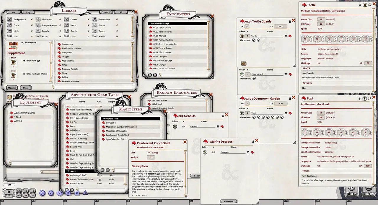 Fantasy Grounds - D&D The Tortle Package Screenshot 0