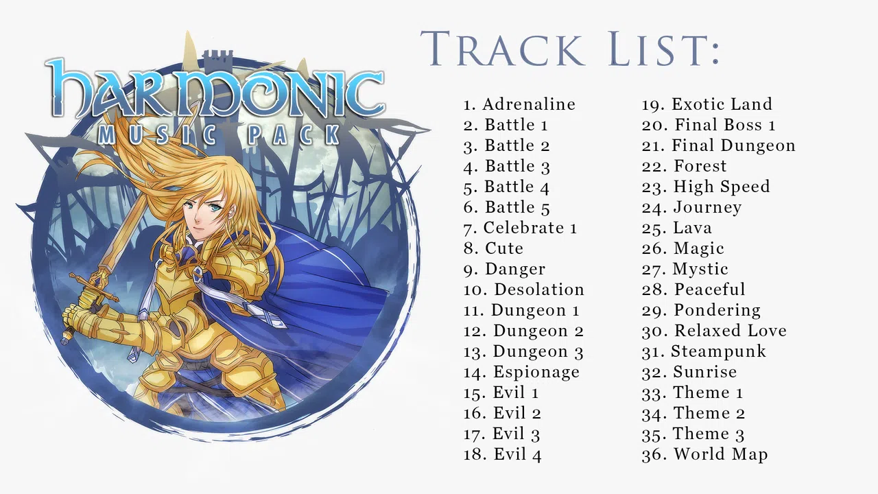 RPG Maker VX Ace - Harmonic Fantasy Music Pack Screenshot 0