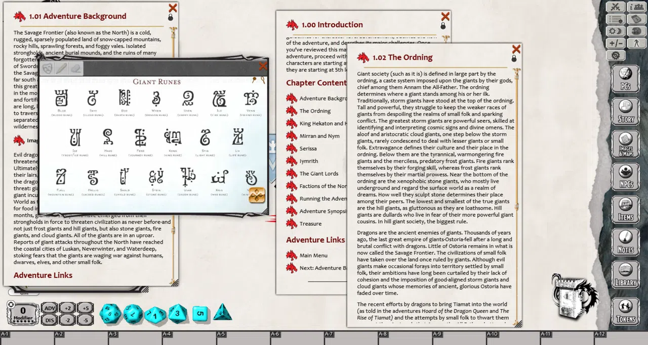 Fantasy Grounds - D&D Storm King's Thunder Screenshot 3