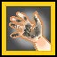 Darkened hand icon