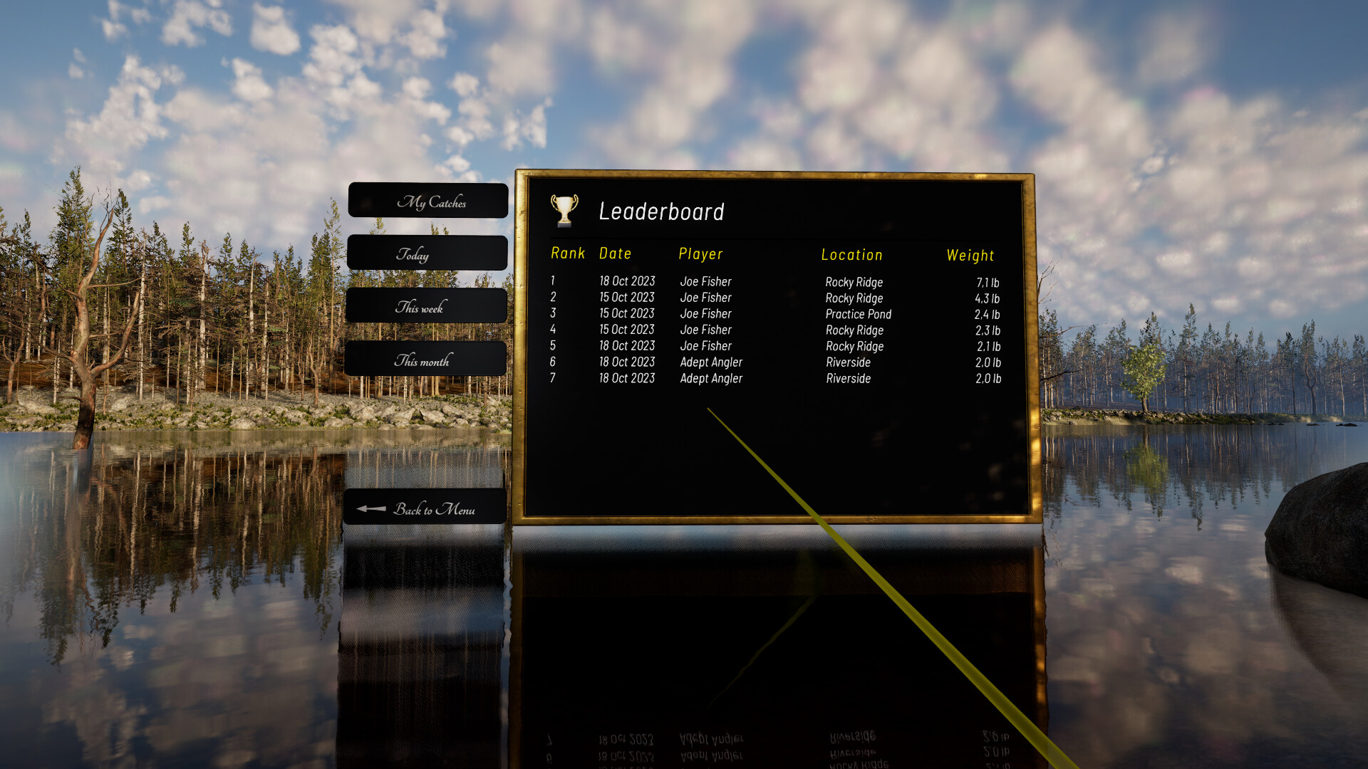 Fly Caster - VR Fly Fishing Screenshot 8