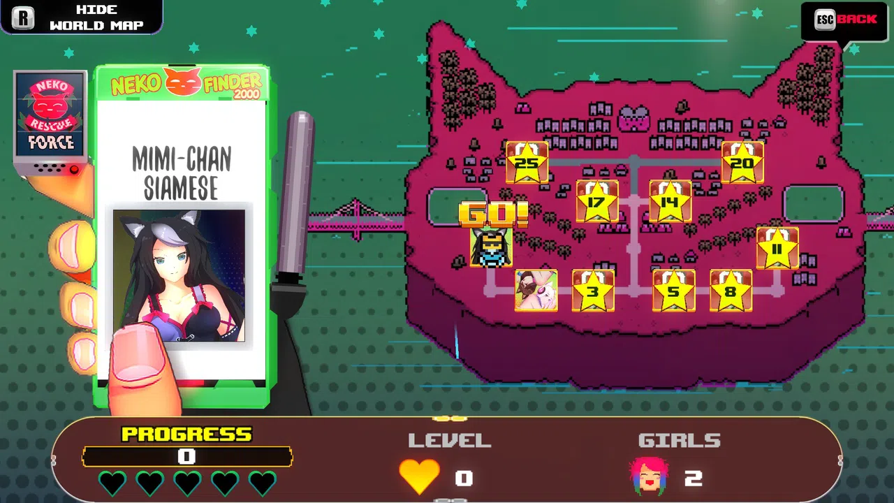 DEEP SPACE WAIFU: NEKOMIMI Screenshot 5