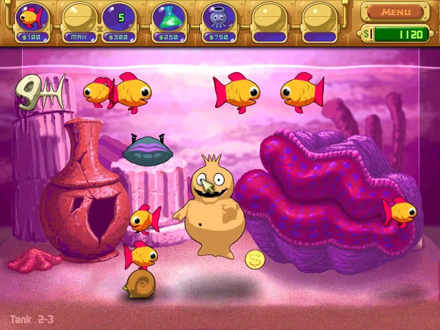 Insaniquarium Deluxe Screenshot 1