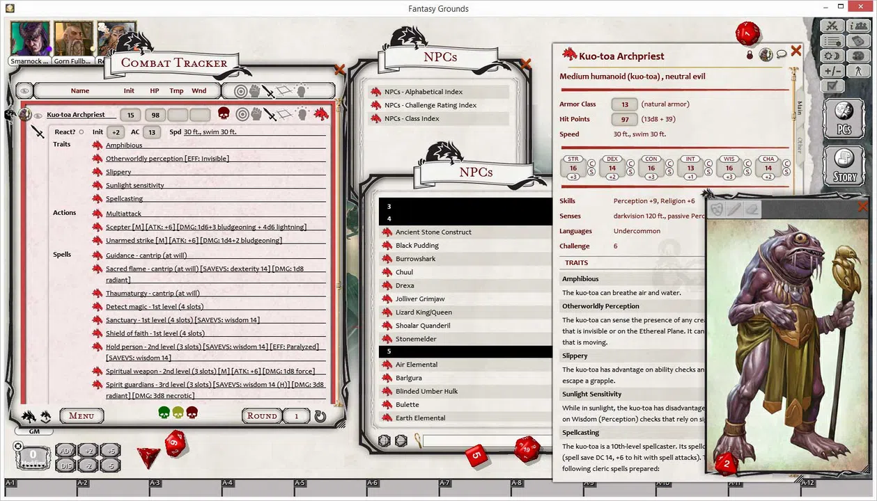 Fantasy Grounds - D&D Princes of the Apocalypse Screenshot 8