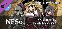 Visual Novel Maker - NPC Female Soldiers Vol.1