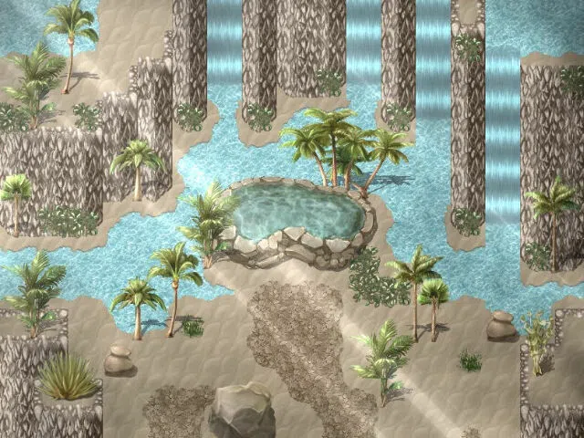 RPG Maker MV - KR Untamed Desert Tileset Screenshot 0