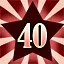 達到四十級 icon