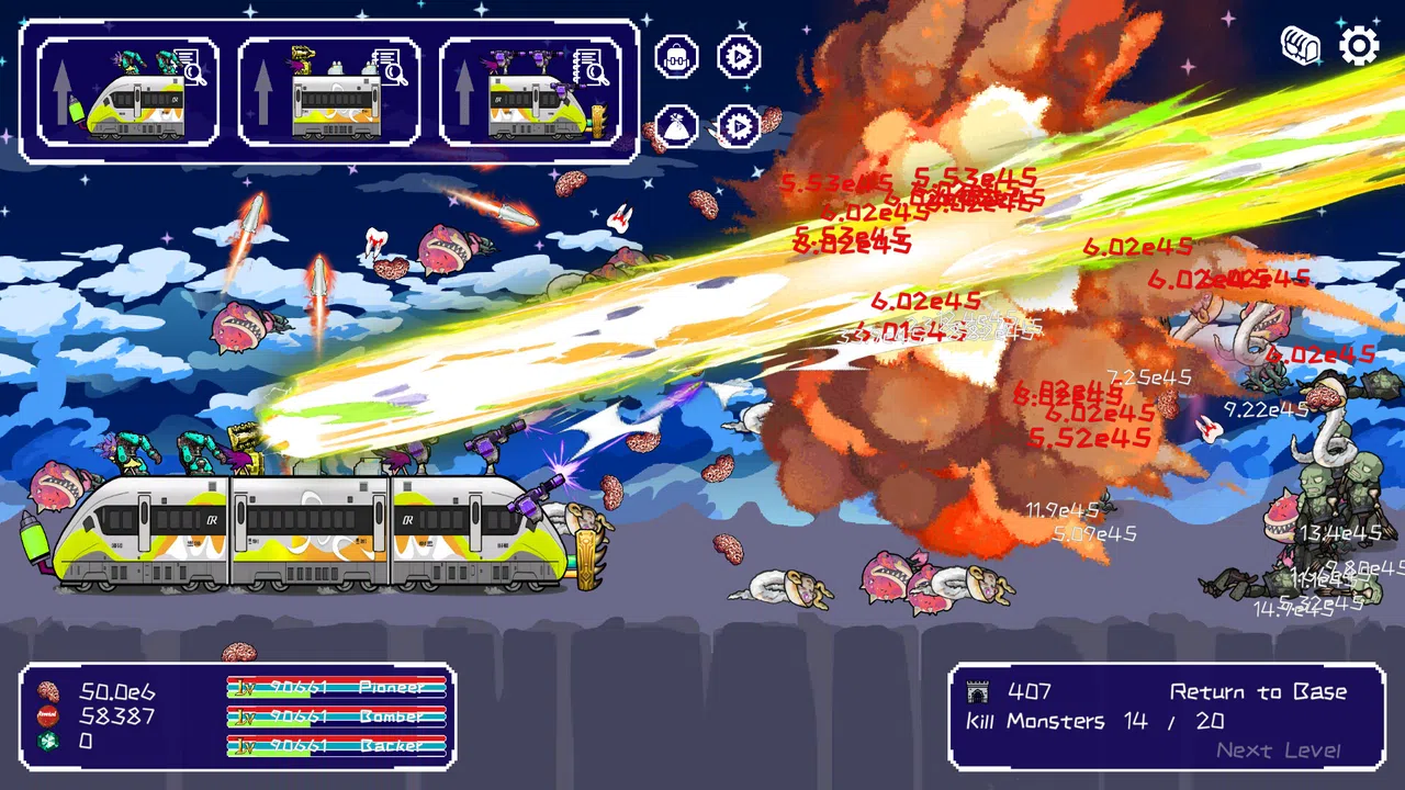 Bomb Vehicle The Idle Clicker - Combat Train DLC Screenshot 1
