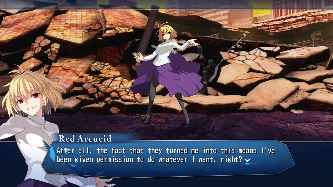MELTY BLOOD: TYPE LUMINA - Round Announcements - 13 Character Set Screenshot 8