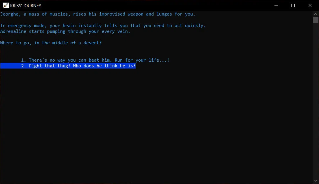 Kriss' Journey Screenshot 2