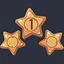 3 stars in one level icon