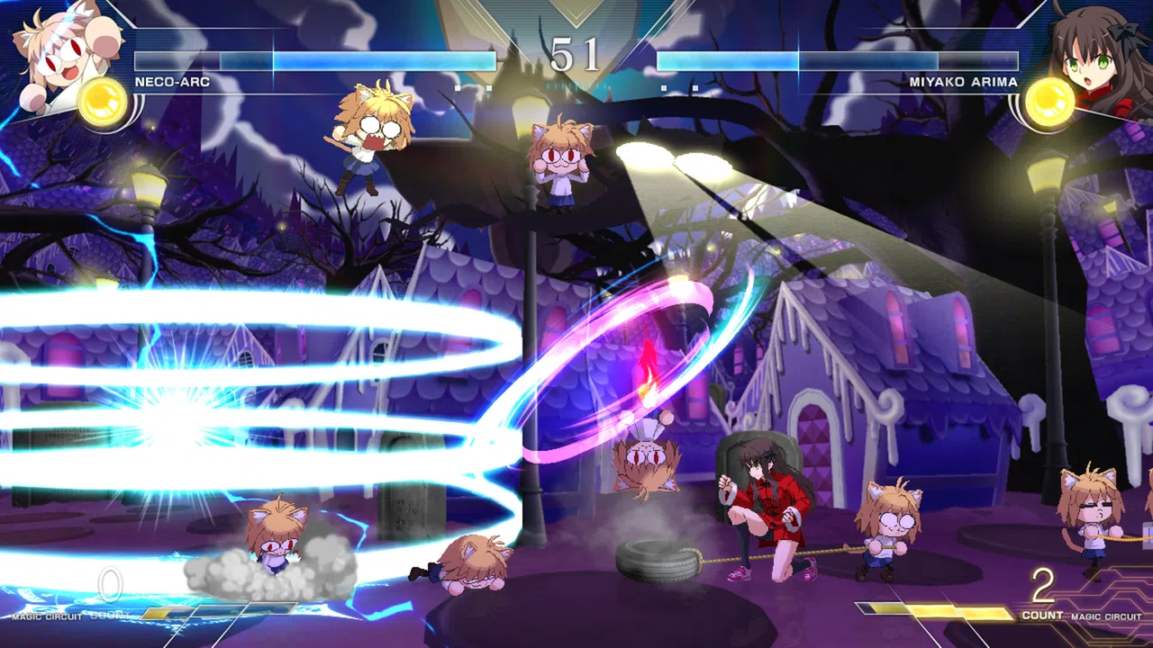 MELTY BLOOD: TYPE LUMINA - Neco-Arc Round Announcements Screenshot 3