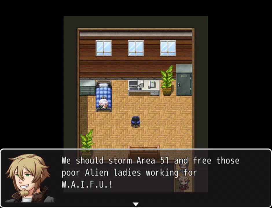 Raiding Area 51 - Break out Waifu Screenshot 0