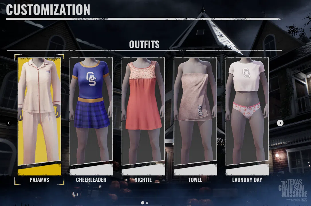 The Texas Chain Saw Massacre - Rush Week - Laundry Day Pack Screenshot 0