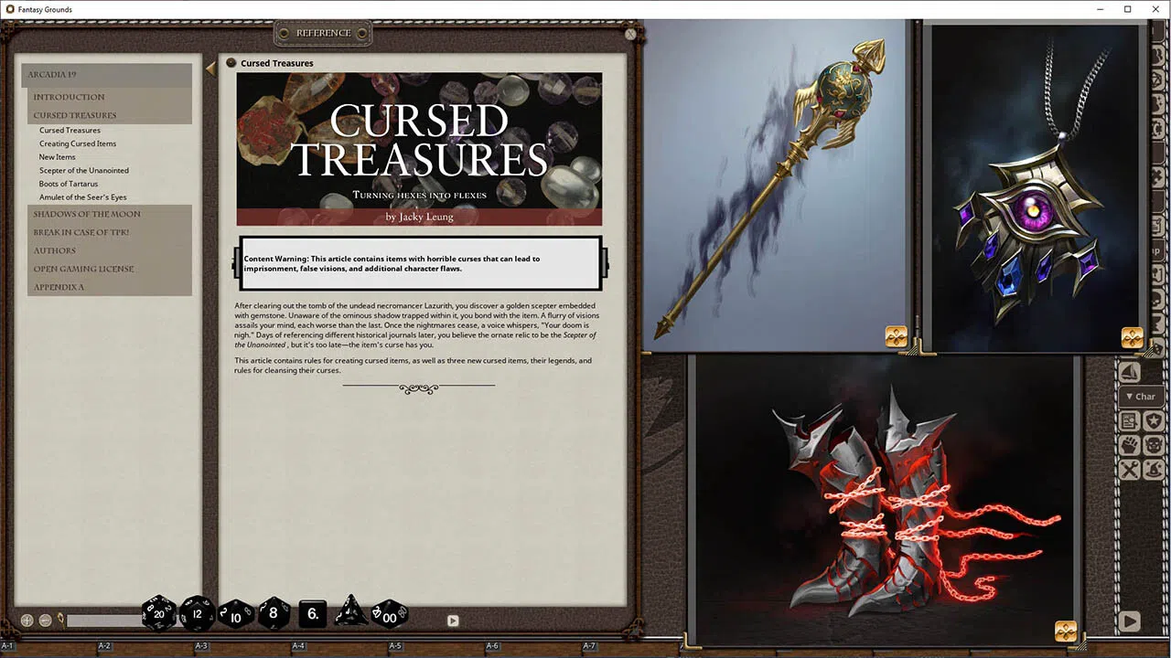 Fantasy Grounds - Arcadia Issue 019 Screenshot 5
