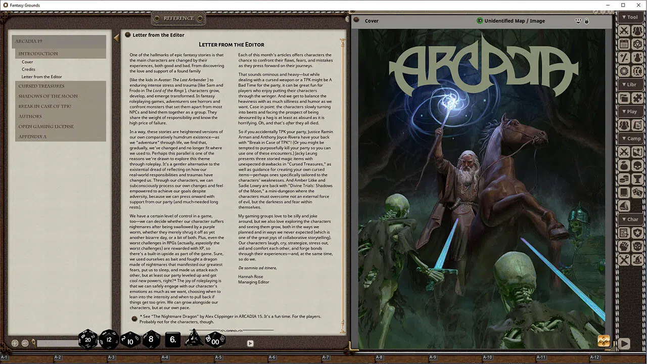Fantasy Grounds - Arcadia Issue 019 Screenshot 4