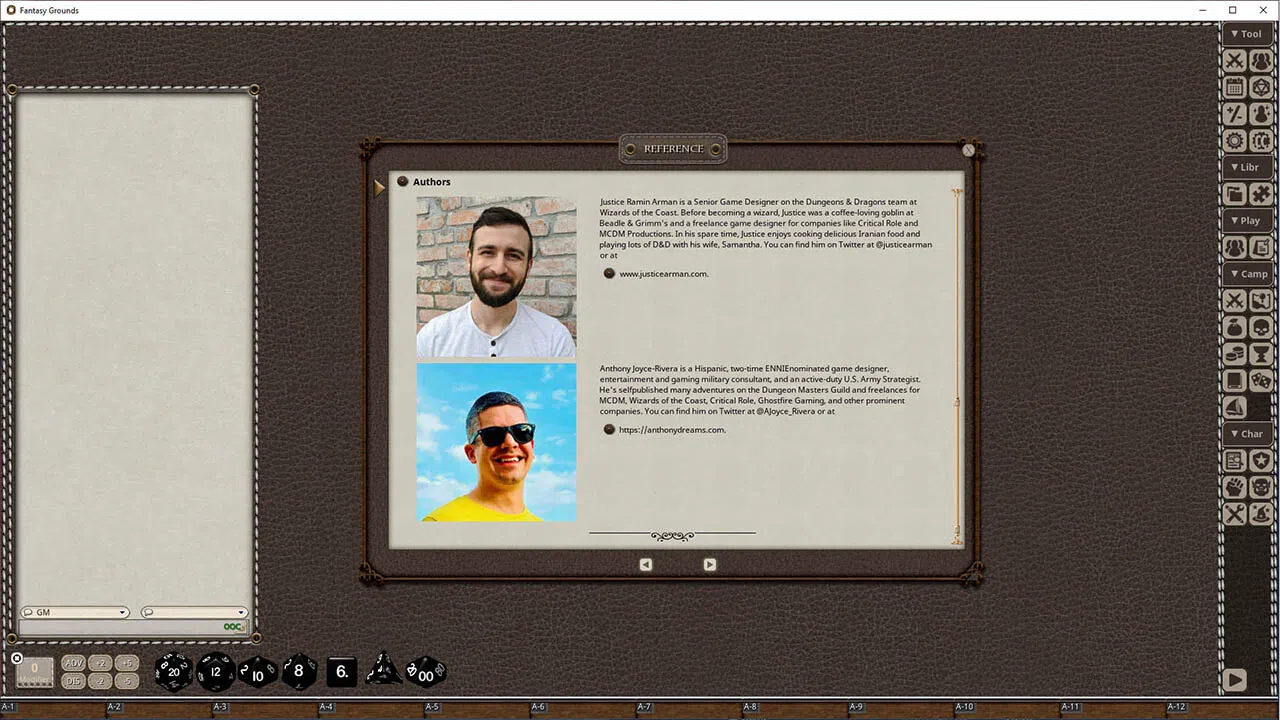 Fantasy Grounds - Arcadia Issue 019 Screenshot 1