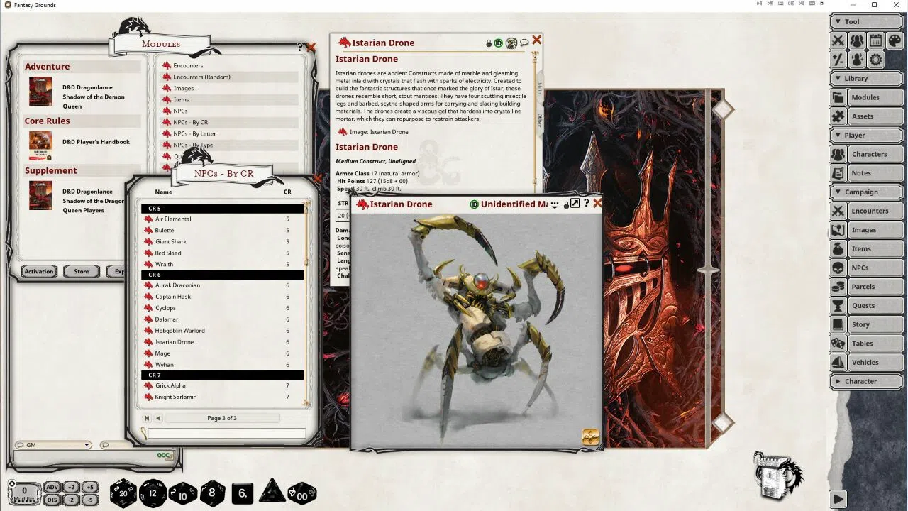 Fantasy Grounds - D&D Dragonlance: Shadow of the Dragon Queen Screenshot 1