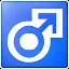 Complete as male protagonist icon