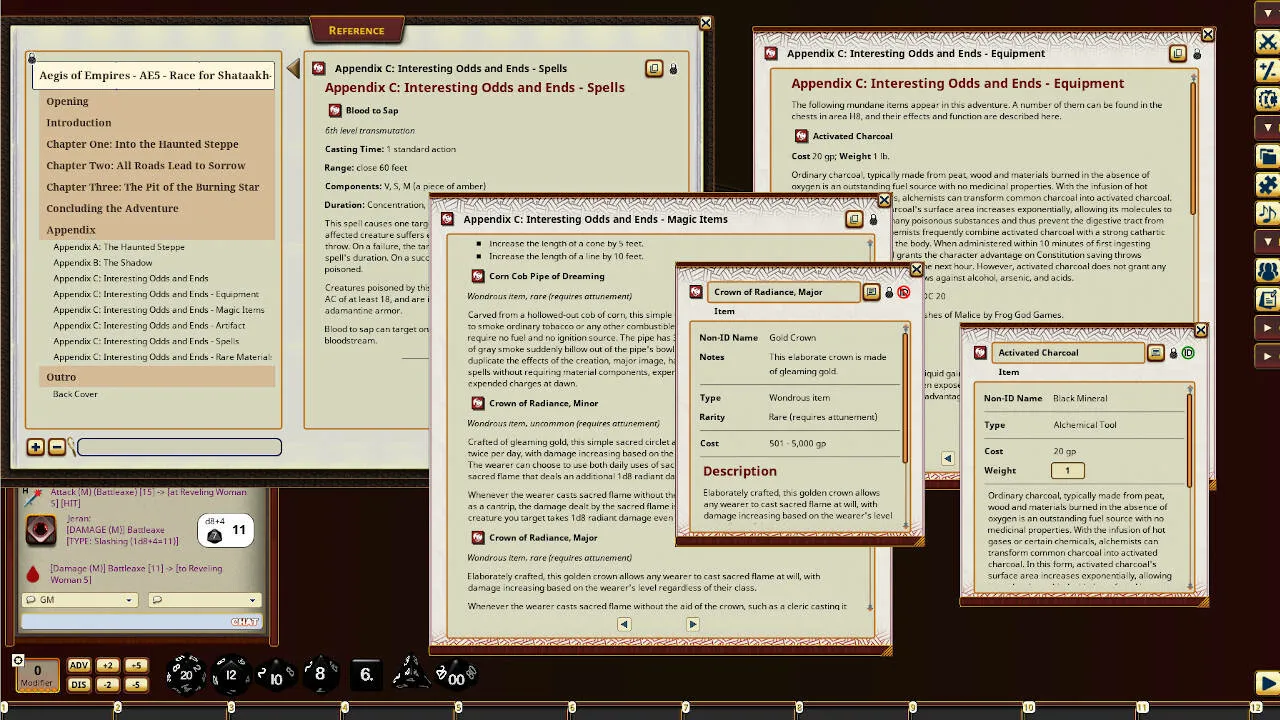Fantasy Grounds - Aegis of Empires 5: Race for Shataakh-Ulm Screenshot 1