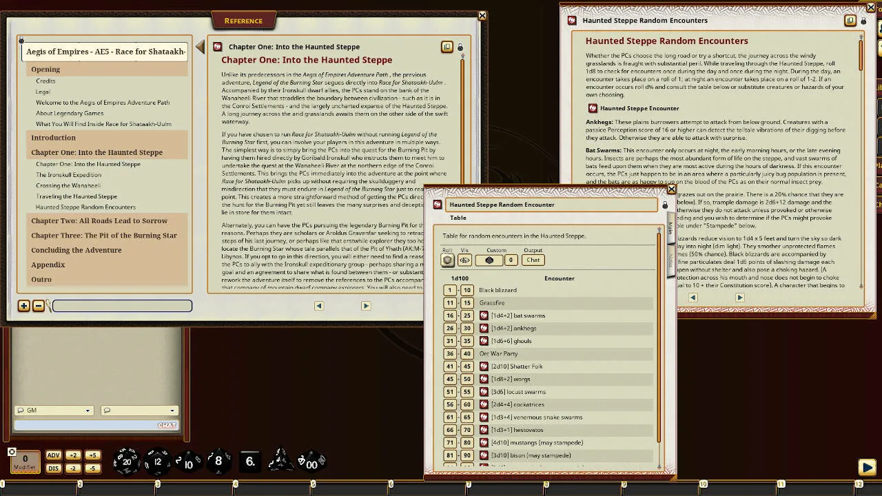 Fantasy Grounds - Aegis of Empires 5: Race for Shataakh-Ulm Screenshot 0