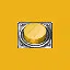 Yellow Button icon