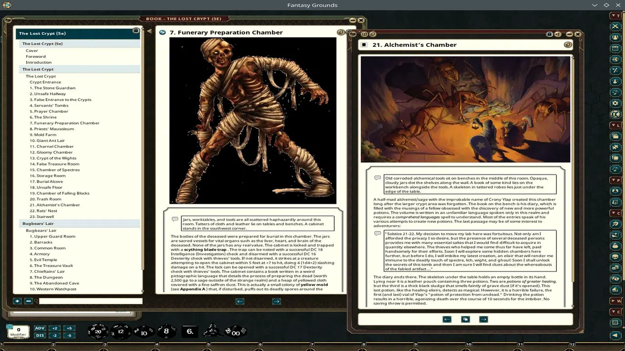 Fantasy Grounds - The Lost Crypt Screenshot 4