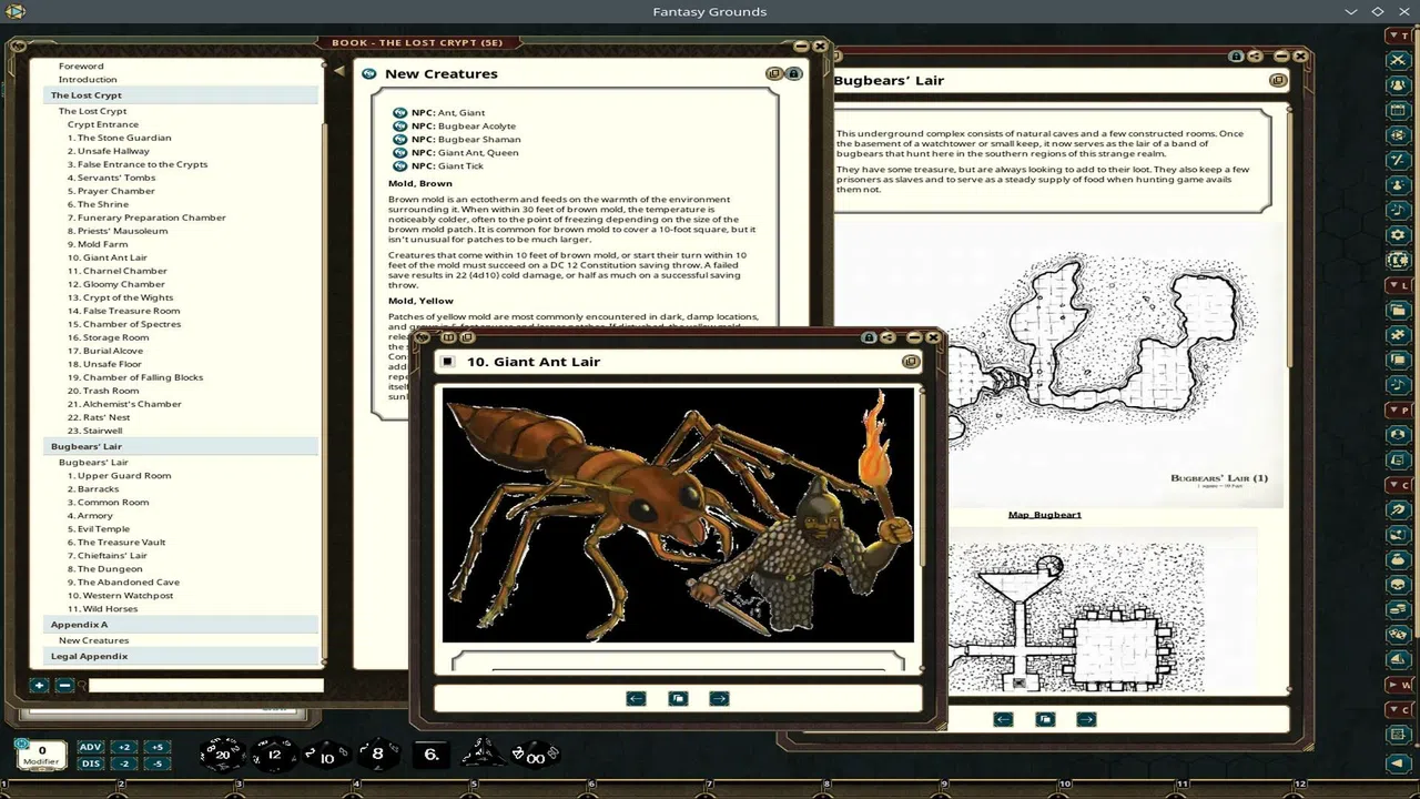 Fantasy Grounds - The Lost Crypt Screenshot 1