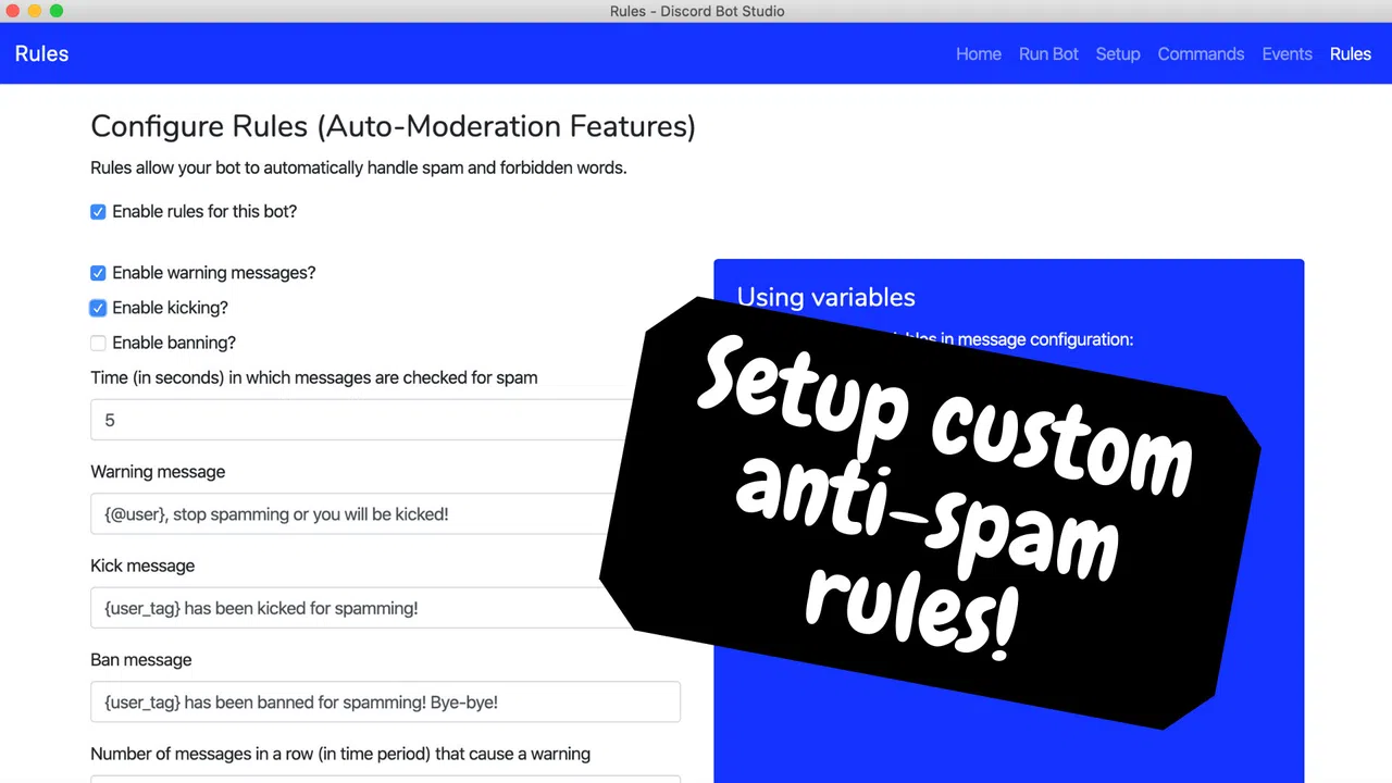 Bot Studio for Discord Screenshot 2