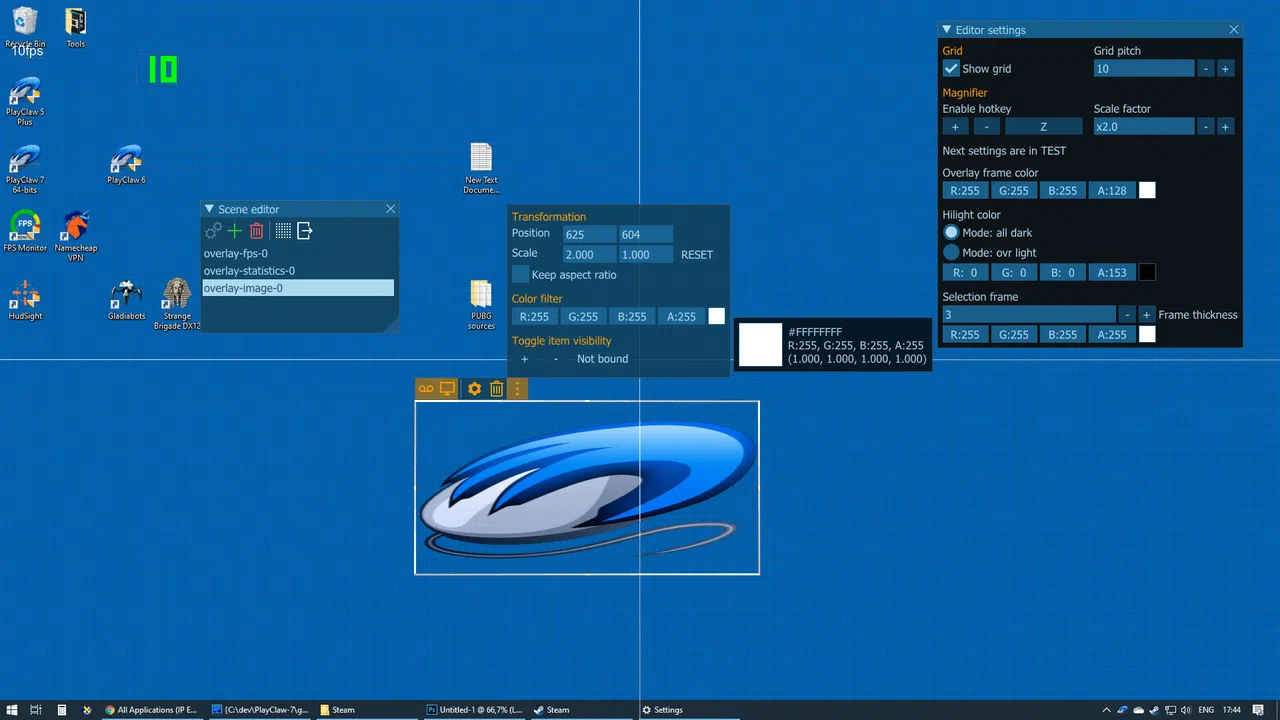 PlayClaw 7 - Game Overlays, Recording and Streaming Screenshot 1