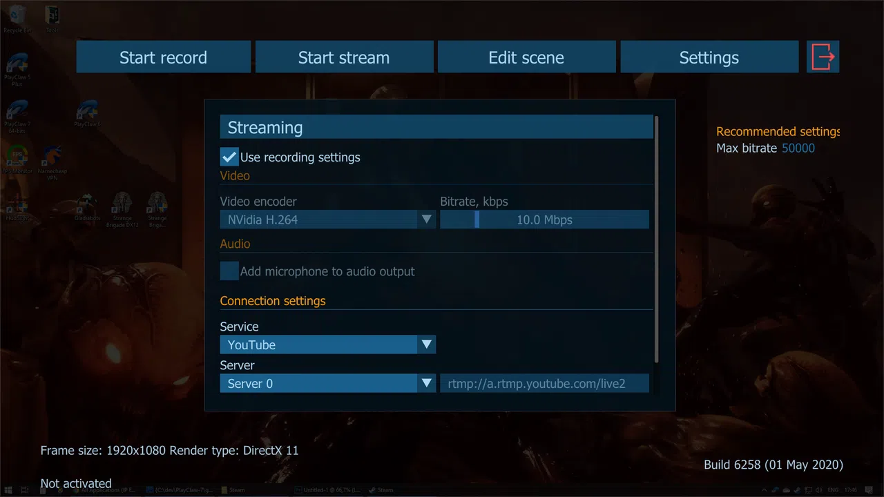 PlayClaw 7 - Game Overlays, Recording and Streaming Screenshot 2