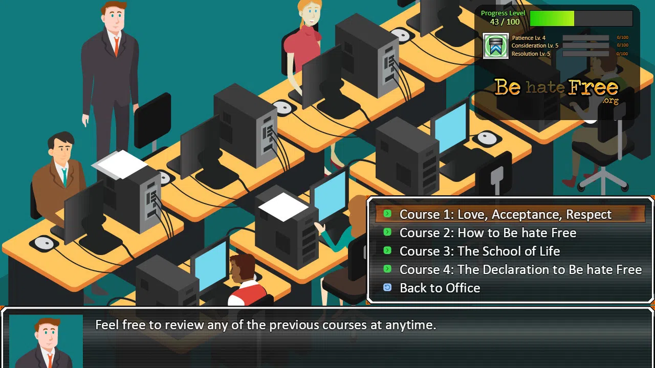 Be hate Free: Interactive Screenshot 1