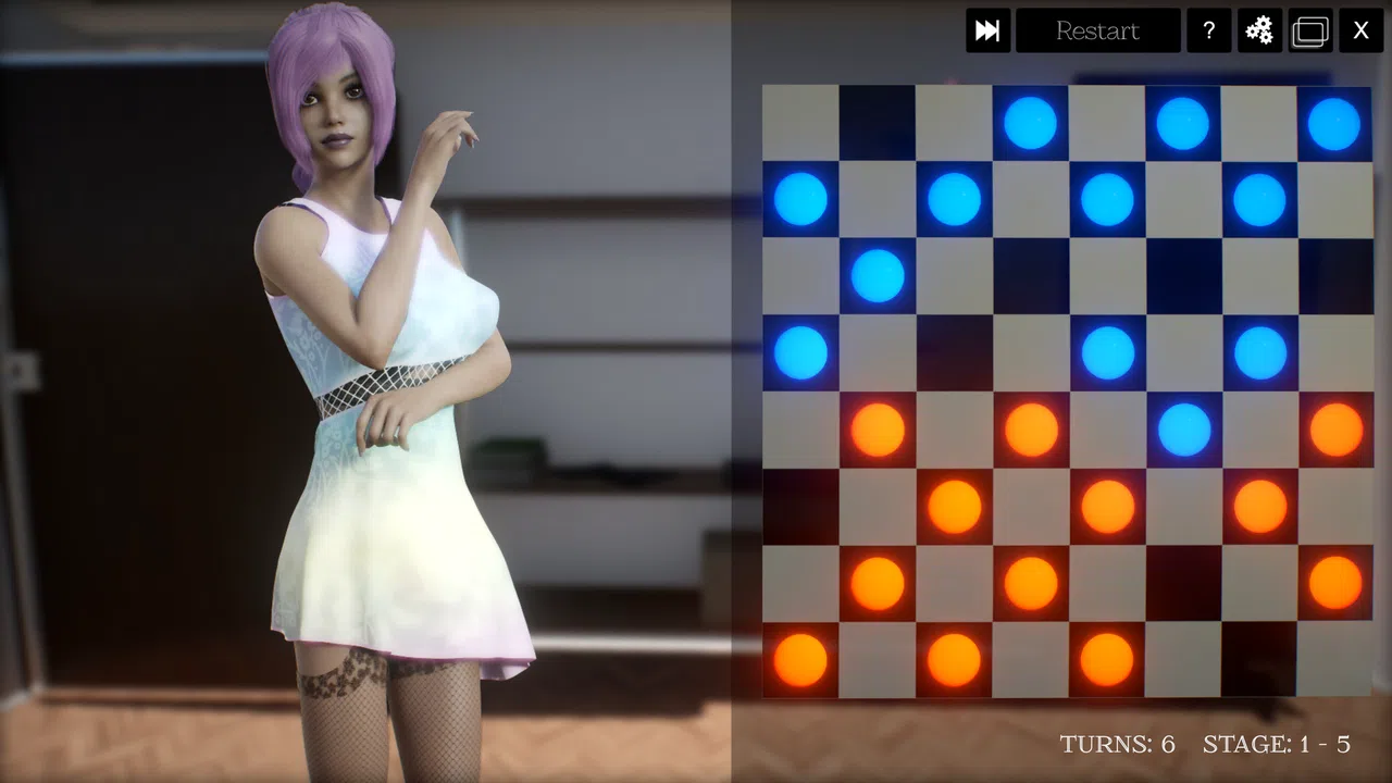 3D Hentai Checkers - Additional Girls 1 Screenshot 3