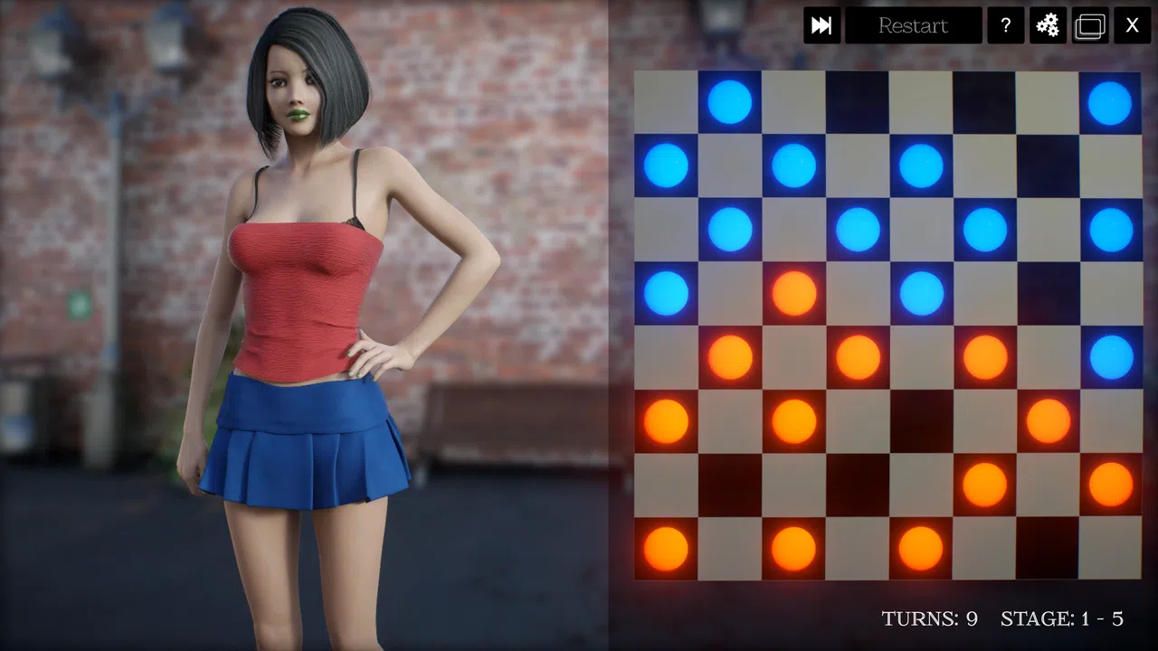 3D Hentai Checkers - Additional Girls 1 Screenshot 4