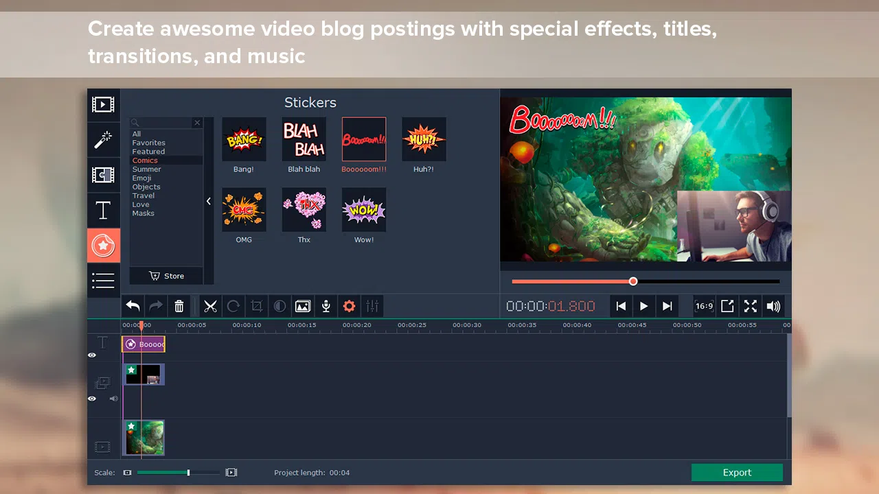 Movavi Video Suite 17 - Video Making Software - Video Editor, Video Converter, Screen Capture, and more Screenshot 0