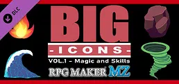 RPG Maker MZ - Big Icons Vol 1 - Magic and Skills