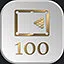 Play 100 matches icon