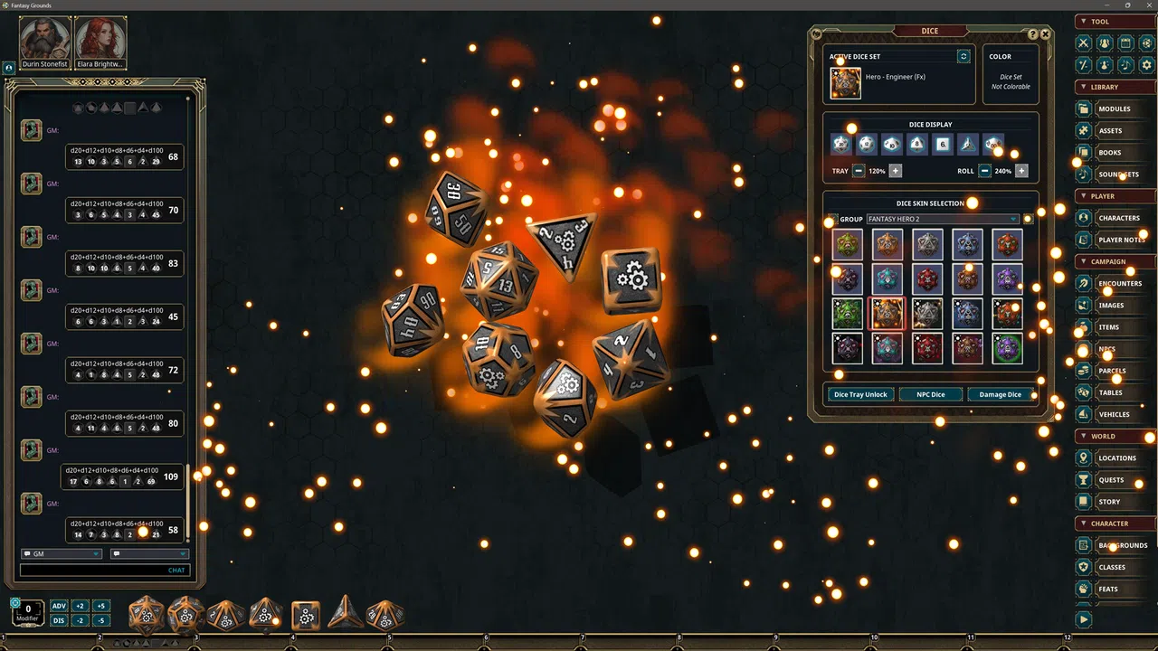 Fantasy Grounds - Fantasy Heroes Dice Pack Volume 2 Screenshot 2
