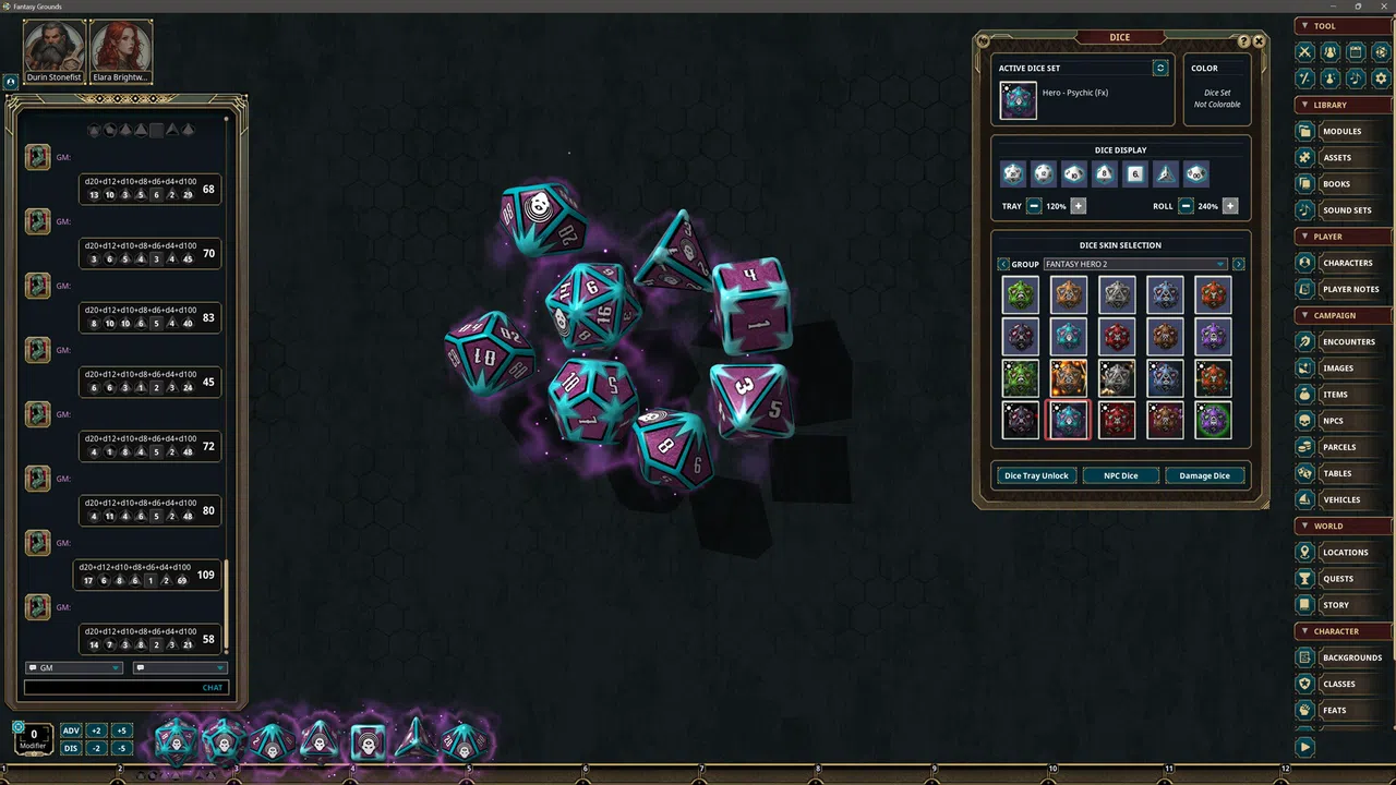 Fantasy Grounds - Fantasy Heroes Dice Pack Volume 2 Screenshot 4