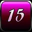 Level 15 completed. icon