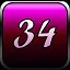 Level 34 completed. icon