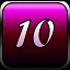 Level 10 completed. icon