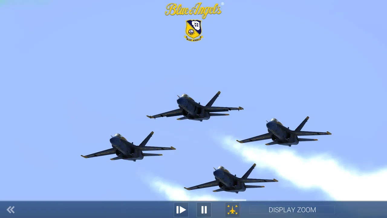 Blue Angels Aerobatic Flight Simulator Screenshot 1