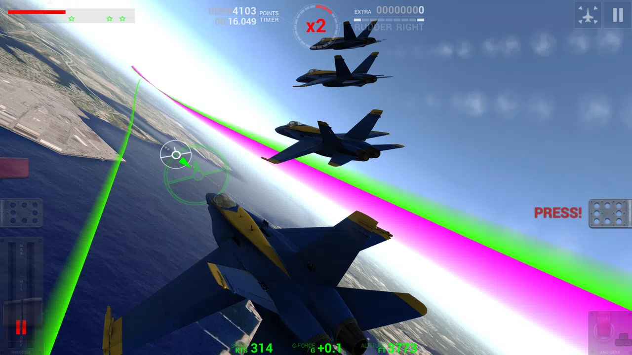 Blue Angels Aerobatic Flight Simulator Screenshot 3