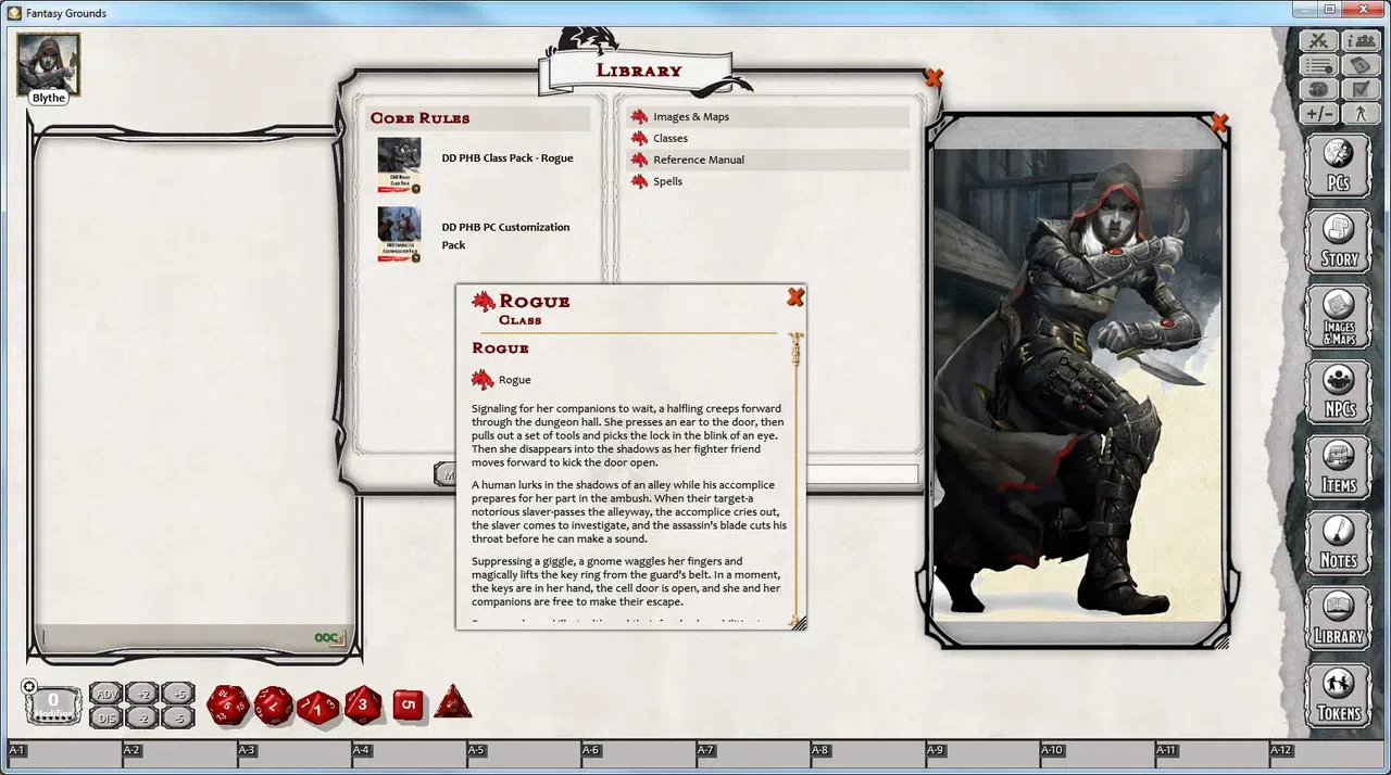 Fantasy Grounds - D&D Rogue Class Pack Screenshot 1
