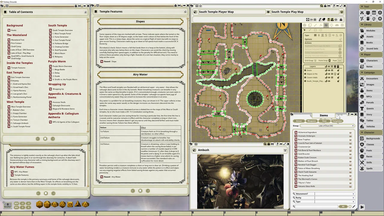 Fantasy Grounds - Lake of Dust (5E) Screenshot 3