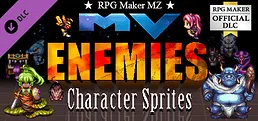 RPG Maker MZ - MV Enemies - character sprites